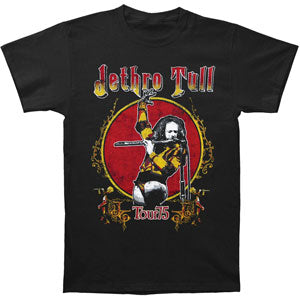 Jethro Tull Tour '75 Slim Fit T-shirt Front
