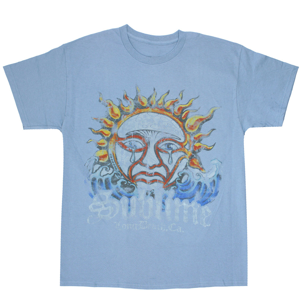 Sublime Blue Mens Sun T-shirt 94058 | Rockabilia Merch Store