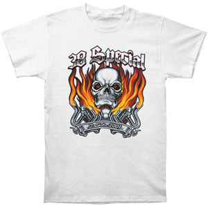 Skull Flames 07 Tour Tee T-shirt