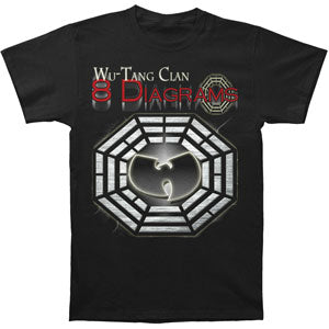Wu Tang Clan 8 Diagrams Tour T-shirt Front