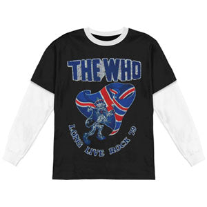 Long Live Rock Soft Tee With thermal Long Sleeves Long Sleeve