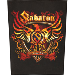 Sabaton Coat Of Arms Back Patch