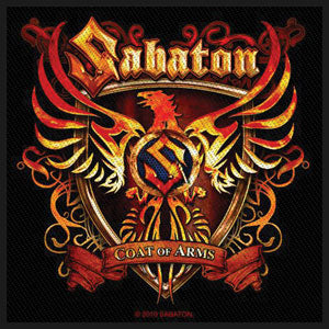 Sabaton Coat Of Arms Woven Patch