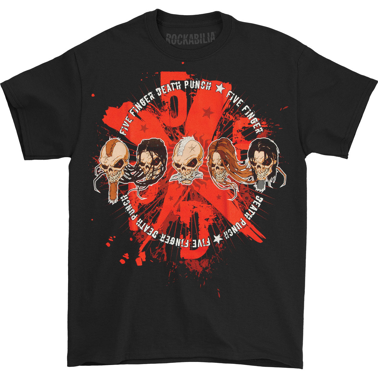 Five Finger Death Punch 5xFxDxPx T-shirt Front