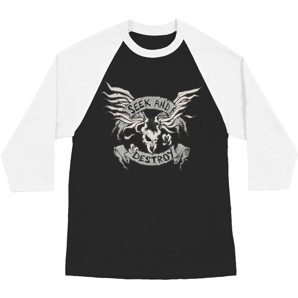 Metallica Seek & Destroy 08/09 (Phoenix) Raglan Baseball Jersey Front