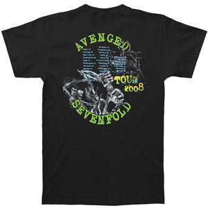 Avenged Sevenfold Live Diamonds 08 Tour T-shirt Back