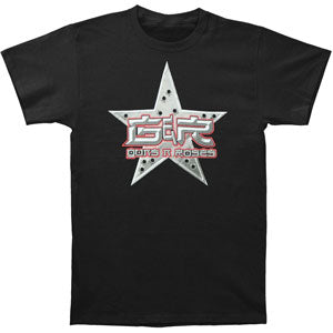 Guns N Roses Bullet Star No Back T-shirt Front