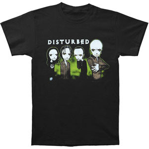 Disturbed Midnight Glow In The Dark T-shirt Front