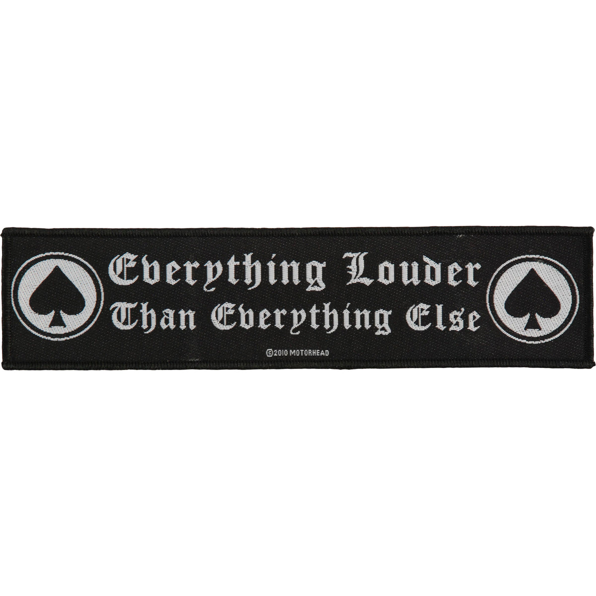 Motorhead Everything Louder Woven Jumbo Patch Front