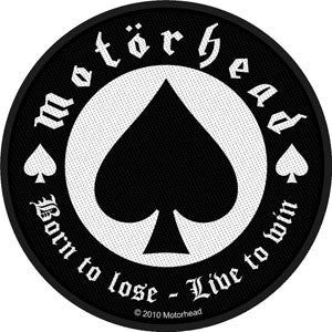 Motorhead Born To Lose Woven Patch Front
