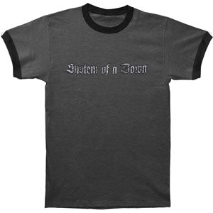 System Of A Down Distressed Ringer Only 1 available T-shirt