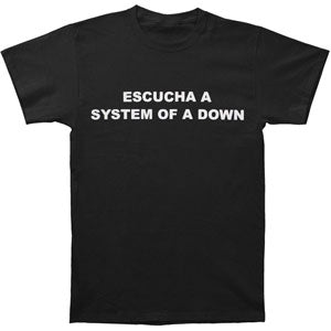 System Of A Down Escucha T-shirt Front