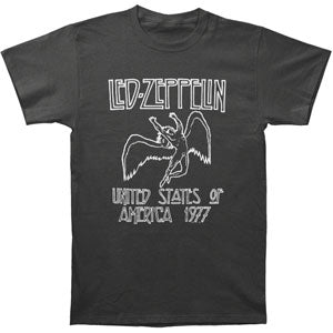 Led Zeppelin US 1977 T-shirt Front