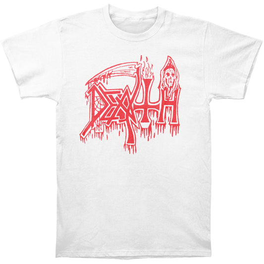 Death Classic Logo (Red on White) T-shirt