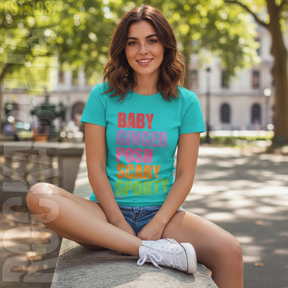 Names Teal Soft Junior Top