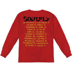 Soulfly Lion Tour  Long Sleeve Back