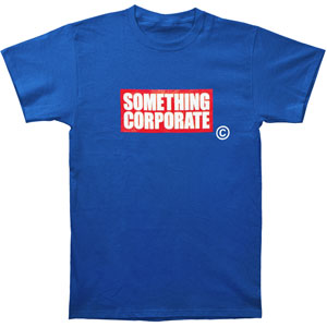 Something Corporate Copyright Blue T-shirt