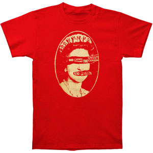 Sex Pistols God Save The Queen Red T-shirt | Sex Pistols Merch Store