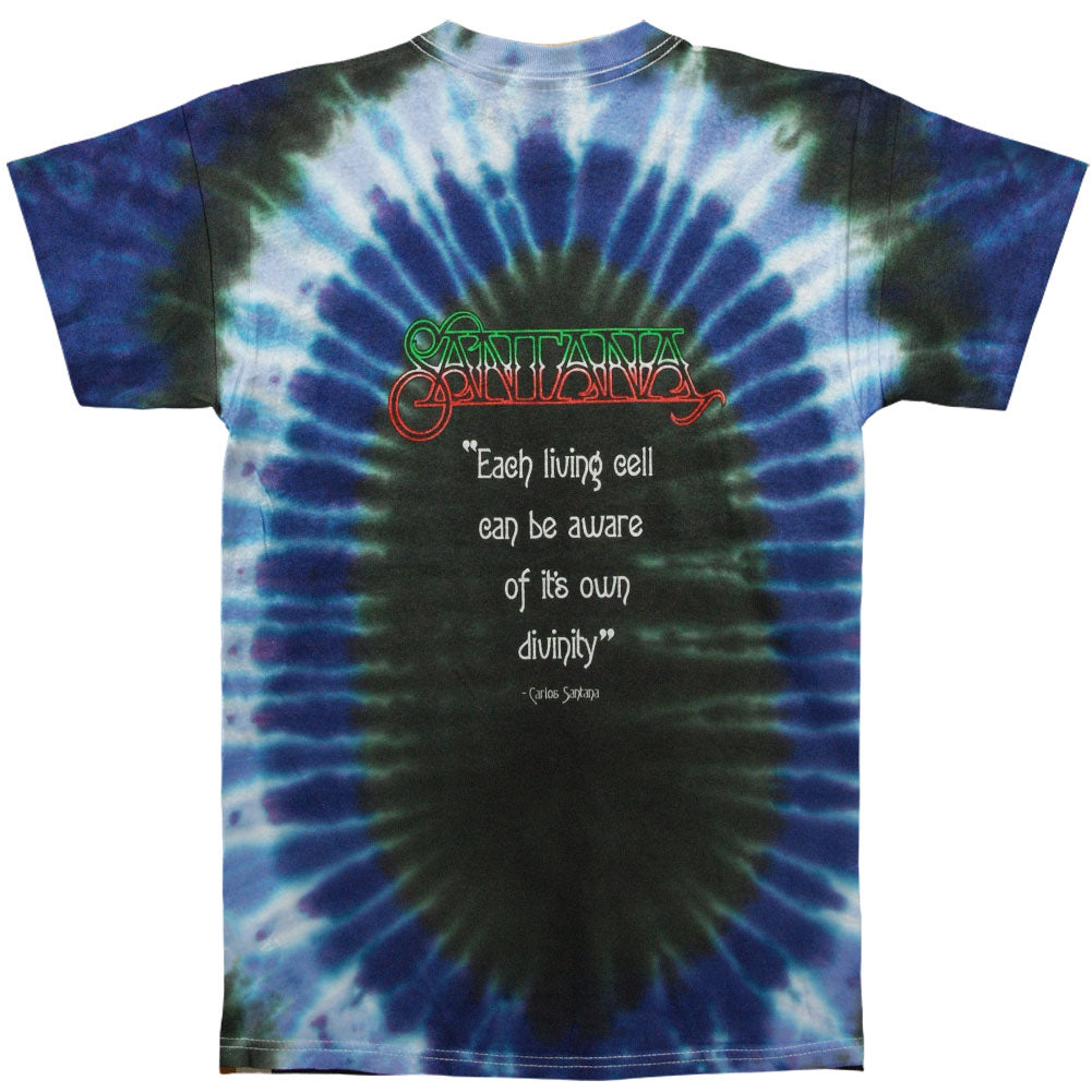 Santana 2000 Tour Tie Dye T-shirt Back