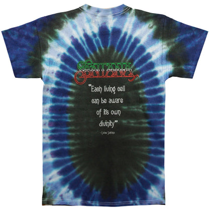 Santana 2000 Tour Tie Dye T-shirt Back