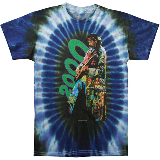 Santana 2000 Tour Tie Dye T-shirt Front