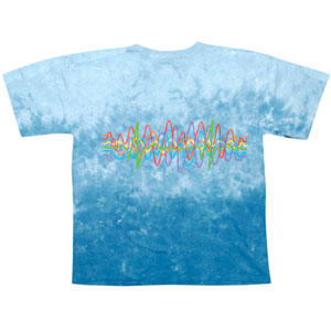 Pink Floyd Wave Tie Dye T-shirt Back