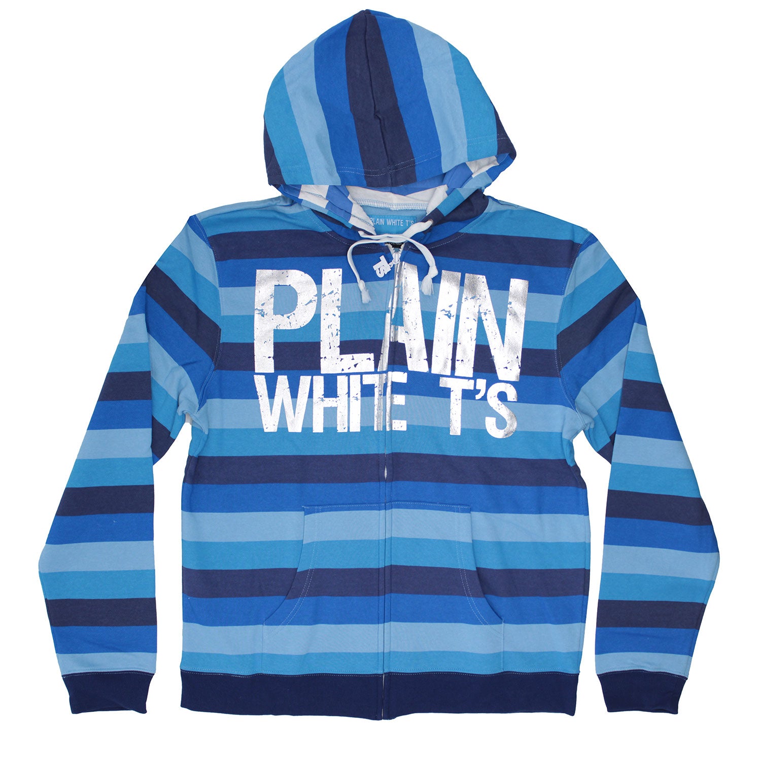 Zippered Hooded Sweatshirt