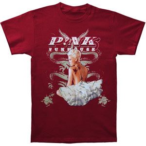 Pink Pink Funhouse 2009 Tour (Red) T-shirt