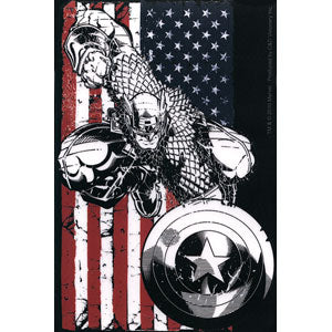 Captain America Sticker Front