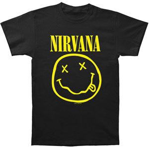 Nirvana Smiley Face T-shirt Front