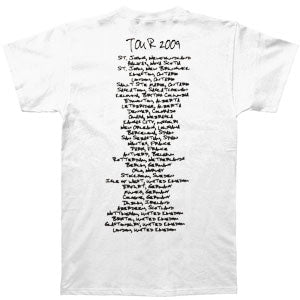 2009 World Tour T-shirt