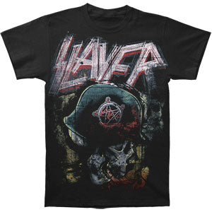 Slayer Chalk Skull T-shirt Front