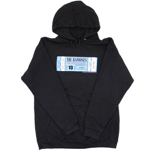 Ramones Ticket Hooded Sweatshirt Front