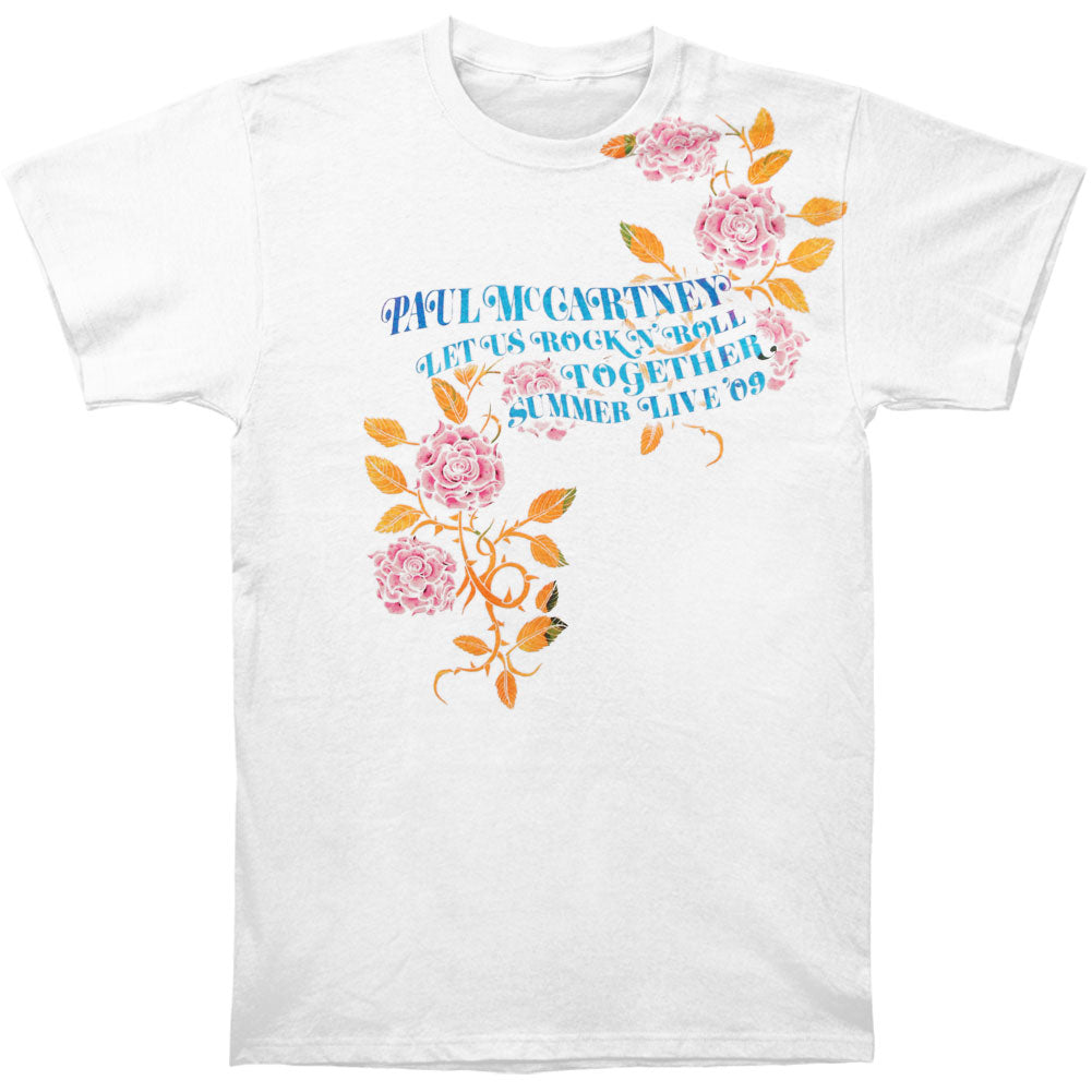 Paul Mccartney Rock Roses Slim Fit T-shirt