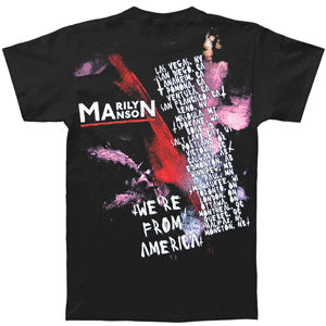 Marilyn Manson Geddon Stain Tour T-shirt