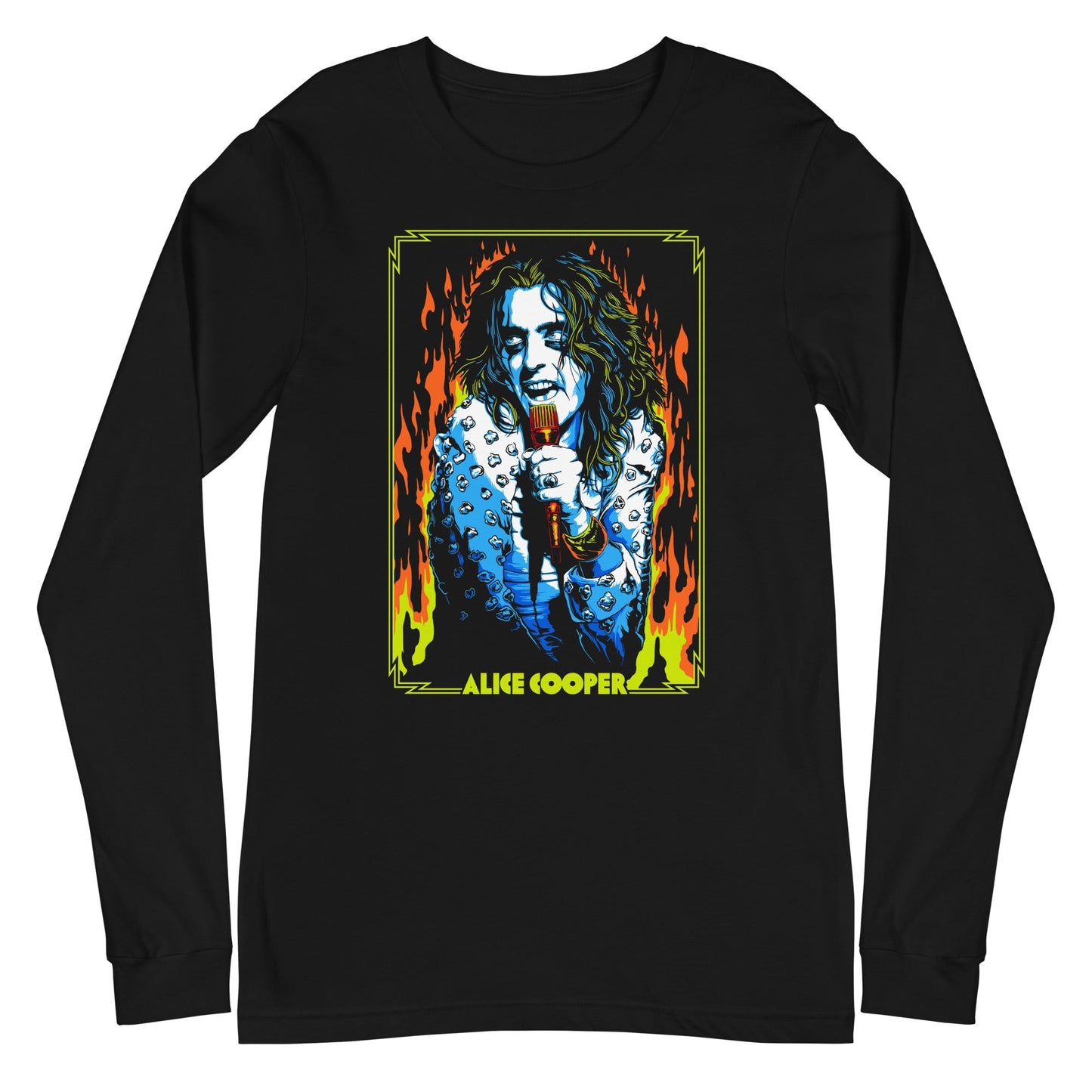Alice Cooper Alice Cooper - Flames Long Sleeve T-Shirt
