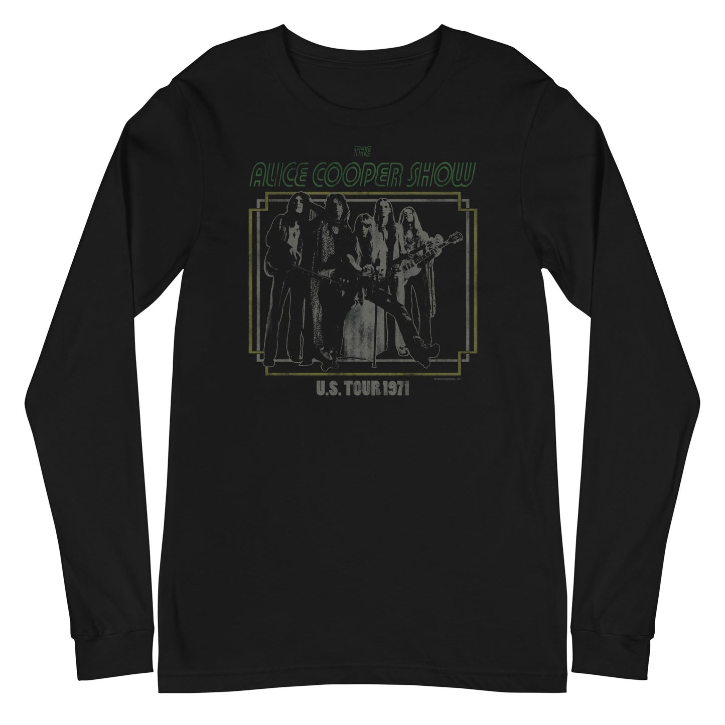 Alice Cooper Alice Cooper - 1971 US Tour Long Sleeve T-Shirt