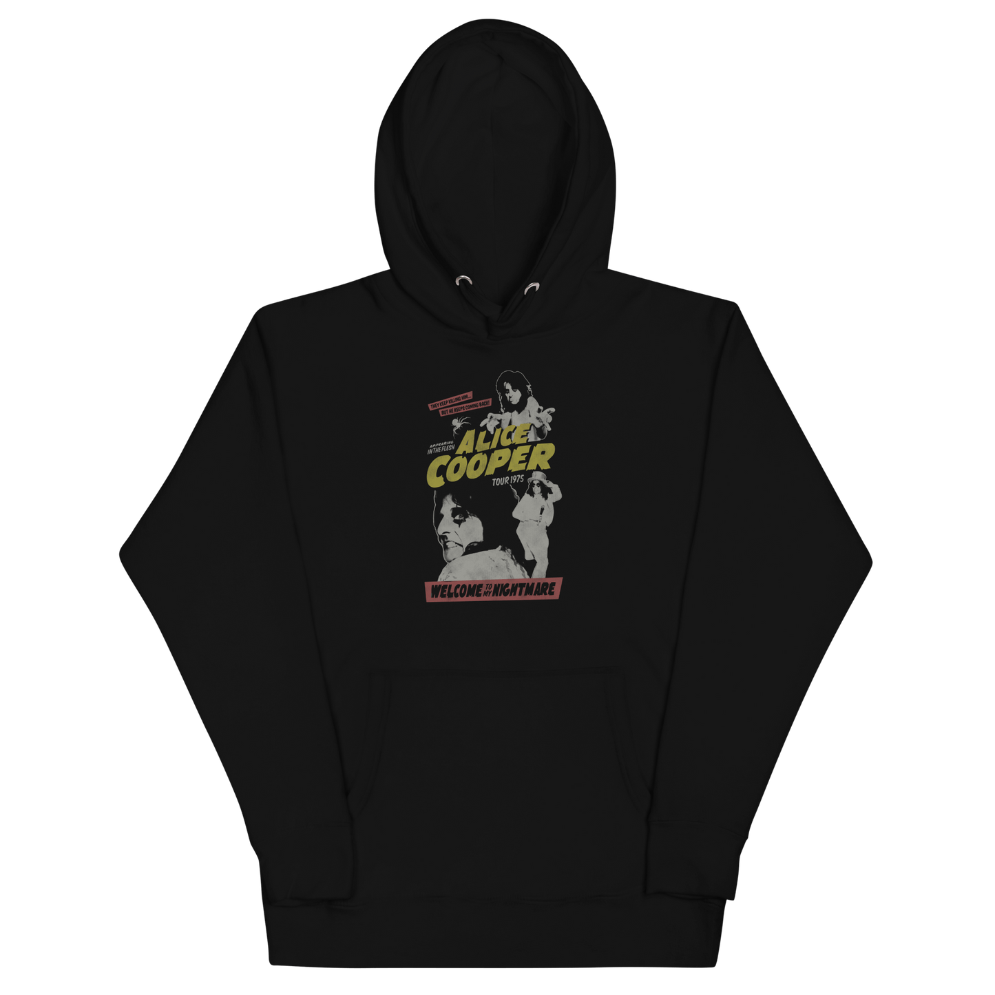 Alice Cooper Alice Cooper - 1975 Tour Vintage Hoodie