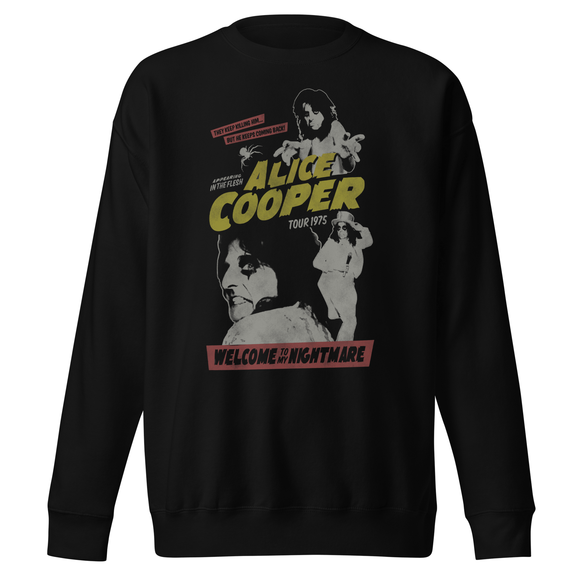 Alice Cooper Alice Cooper - 1975 Tour Vintage Sweatshirt