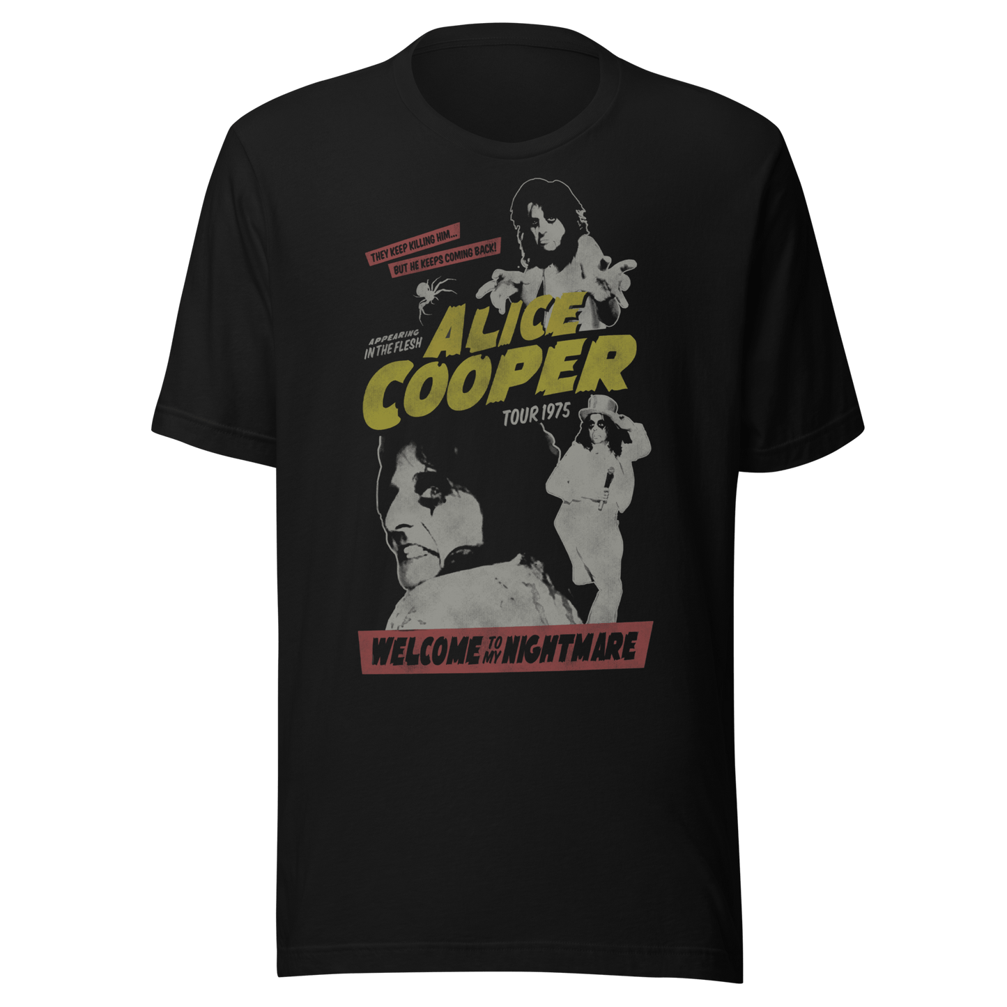 Alice Cooper Alice Cooper - 1975 Tour Vintage T-Shirt