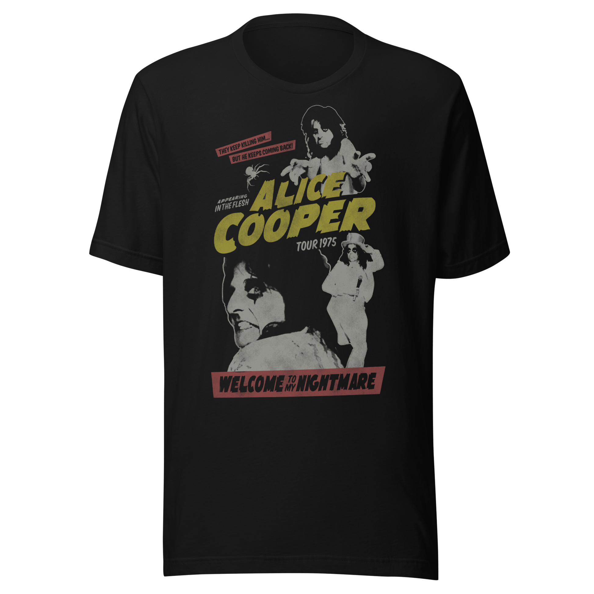 Alice Cooper Alice Cooper - 1975 Tour Vintage T-Shirt