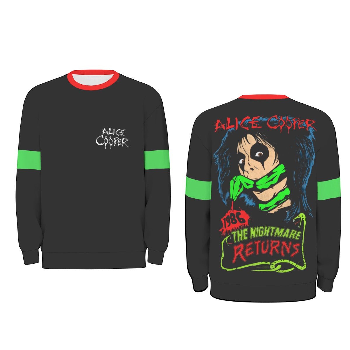 Alice Cooper Alice Cooper - Nightmare Drop Shoulder Sweatshirt
