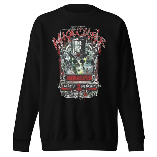 Alice Cooper Alice Cooper - Nightmare Express Jumbo Print Sweatshirt