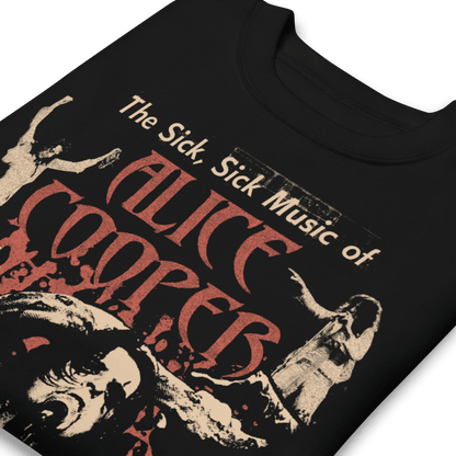 Alice Cooper Alice Cooper - Sick Sick Jumbo Print Sweatshirt