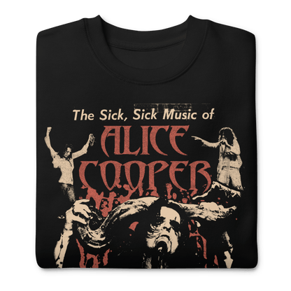 Alice Cooper Alice Cooper - Sick Sick Jumbo Print Sweatshirt