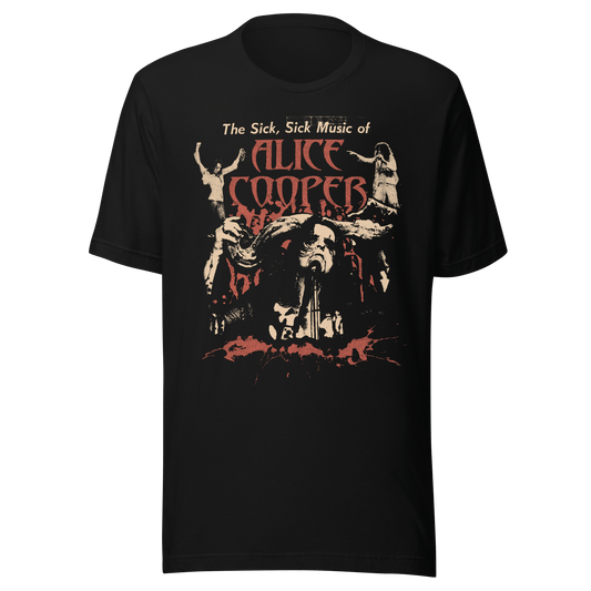Alice Cooper Alice Cooper - Sick Sick Jumbo Print T-Shirt