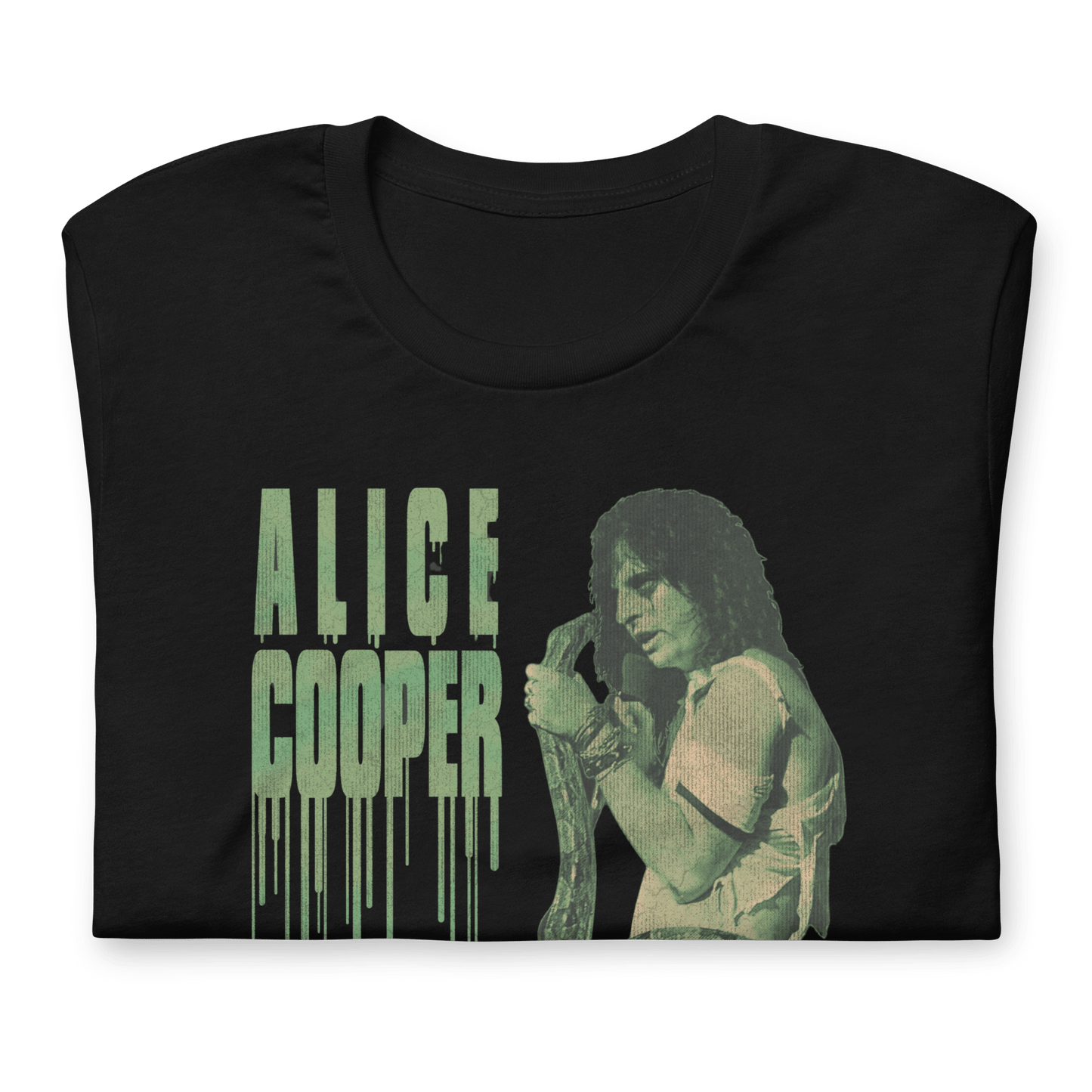 Alice Cooper Alice Cooper - Vintage 1986 Snake Drip Jumbo Print T-Shirt