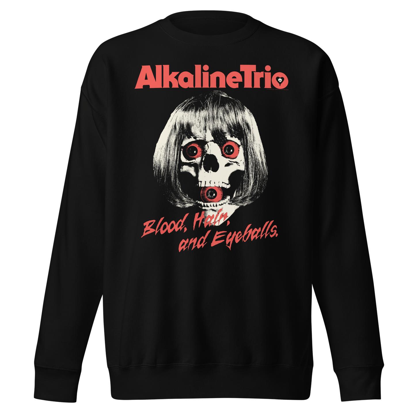 Alkaline Trio Alkaline Trio - Wig Skull Sweatshirt
