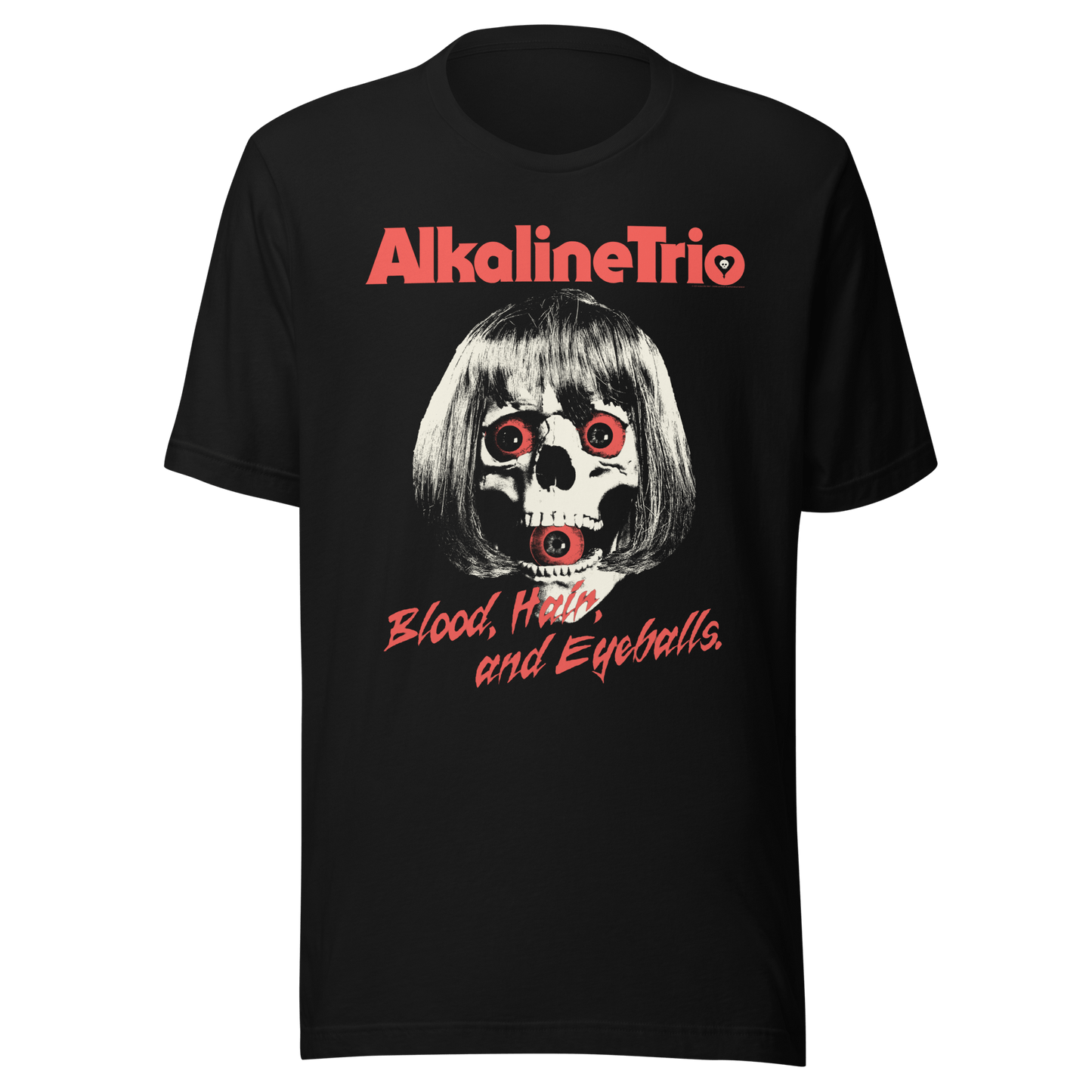 Alkaline Trio Alkaline Trio - Wig Skull T-Shirt