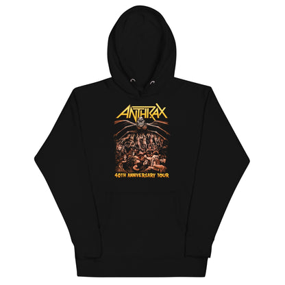 Anthrax Anthrax - 40th Anniversary Tour Hoodie